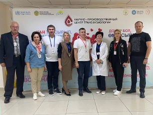 Представители систем здравоохранения стран СНГ посетили Научно-производственный центр трансфузиологии Министерства здравоохранения Республики Казахстан 